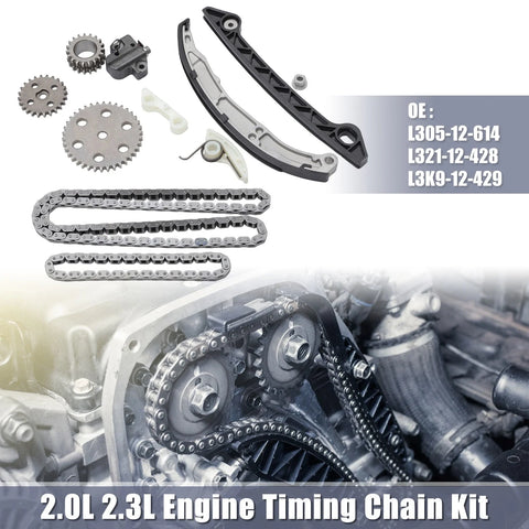 Mazda 3 5 6 Tribute 2.3L L4 Timing Chain Kit (2004-2013)