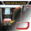 Jeep Wrangler JL JLU Rear Air Vent Armrest AC Outlet Panel Cover (2018-2023)