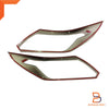 Holden Colorado Trailblazer Matte Black Headlight Lamp Cover Trim (16-23)