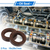 Oil Seal / 18x28x7mm / Seal Ring Rotary Shaft Seal FKM Rubber Brown 2 x