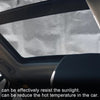 Tesla Model X Black Silver Tone Front Window Sunroof Shade (2016-2023)