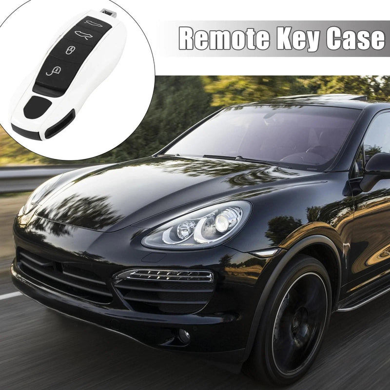 Porsche Cayenne Macan White Key Cover & Fob Case Shell Set