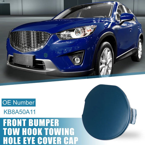 Mazda CX-5 Blue Front Bumper Tow Hook Cover (2017-2021)