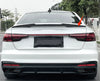 Audi B9 A4 S4 Sedan Rear Spoiler Wing Glossy Black (2017-2024)