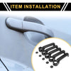 Jeep Wrangler JK JKU (2007-2015) Glossy Black Set of 2 Door Handle Bowl Covers