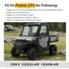 Polaris Ranger Crew SP 570 4 x Front & Rear Matte Black Rim Caps (2022–2025)