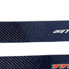 For Maserati GT Dry Real Carbon Fiber Welcome Door Sill Padel Guard Sticker Trim