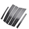 Alfa Romeo Stelvio 2016-2019 Real Carbon Fiber Door B Pillar Cover Trim