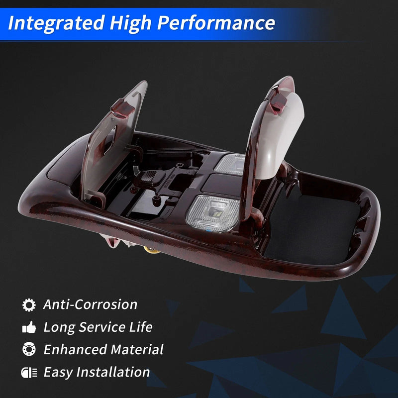 Dodge Ram 1500 Peach Wood Overhead Console Light Assembly