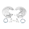 Honda Goldwing 1800 F6B 13-17 Front Brake Rotor Covers LED (2001-2017)