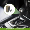 Honda Civic (2016-2021) Beige Black Faux Leather Car Gear Shift Knob Cover 1 Pc