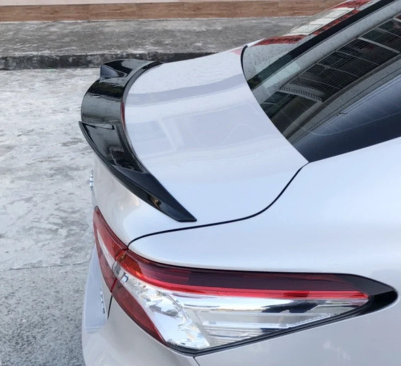 2018-2024 Toyota Camry Sedan Glossy Black Rear M4 Style Spoiler Wing (2018-2024)