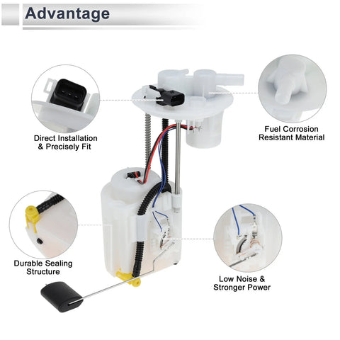 Kia Soul 2016-2019 L4 1.6L 2.0L Electric Fuel Pump Assembly
