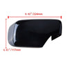 BMW E46 325i 330i 330xi Right Black Door Side Mirror Cover Caps (1998-2005)