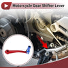 Bosuer 125 Folding Motorcycle Gear Shifter Lever 1 Pc Red Lever
