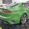 Kia Stinger Canard Covers Rear Bumper Side Vent Carbon Fiber (2017–2023)