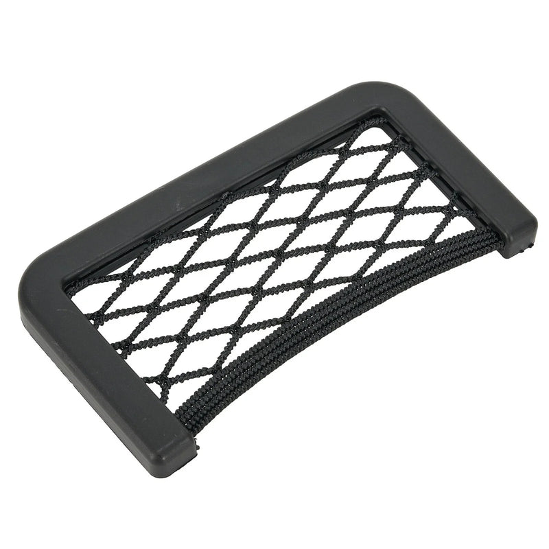 3 x Car Seat Side Back Storage Net Bag Phone Holder Pocket Organizer Black