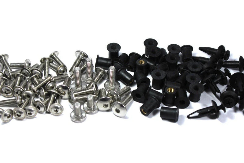 Kawasaki Z1000SX Schrauben & Frontscheibe Edelstahl Verkleidung (2010–2013)