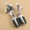 Harley Sportster 883 1200 Passenger Foot Pegs w/ Mount Bracket (2014-2022)