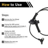 Chevrolet Silverado 1500 Rear Left Right ABS Wheel Speed Sensor (2007-2013)