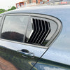 BMW F20 F21 (2011-2021) Black 2 x Rear Side Window Louver Trim Covers
