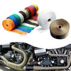 Motorcycle Exhaust Pipes with Steel Straps 5M Heat Protection Wrap Belt