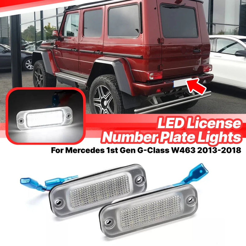 Mercedes Benz W463 G-Wagon LED License Plate Light Lamp (2012–2024)