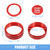 Nissan Rogue (2021-2022) Red AC Knob Engine Start Stop Button Cover