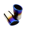 Toyota Camry XV70 SE XSE 2 x Blue Tailpipe Exhaust Trim (2018-2022)