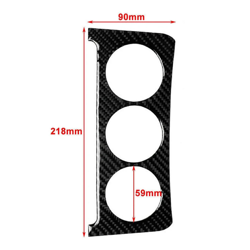Nissan 350Z Carbon Fiber Interior Console Switch Trim Sticker Cover (2006-2009)