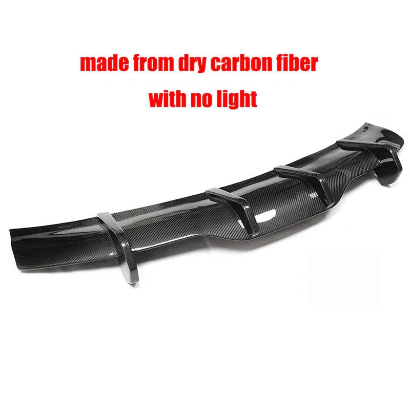 Tesla Model S 2021-2023 2022 100% DRY Carbon Fiber Rear Bumper Diffuser Lip