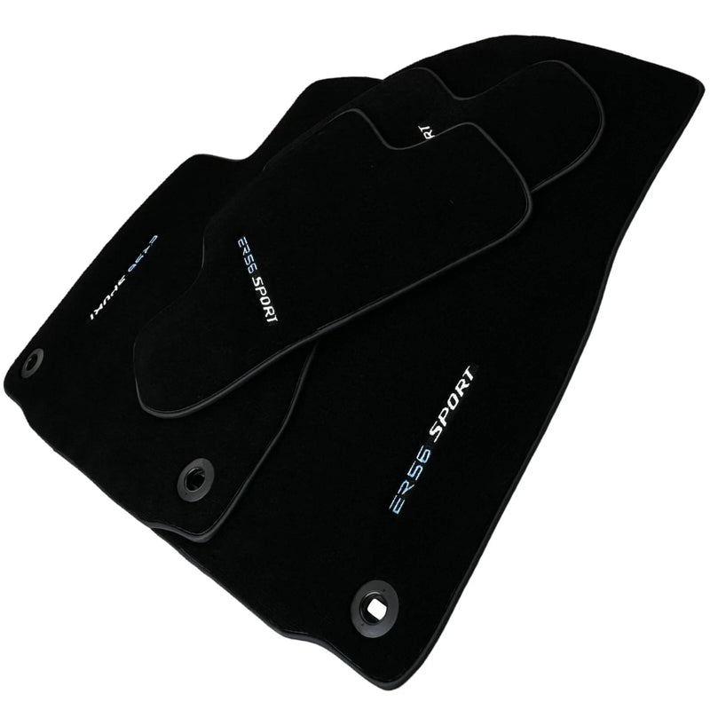 Lexus RC F Black Tailored Carpets with Emblem Floor Mats (2015-2021)