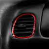 Chevrolet Corvette C5 Carbon Fiber Dashboard Air Vent Cover (1998-2004)
