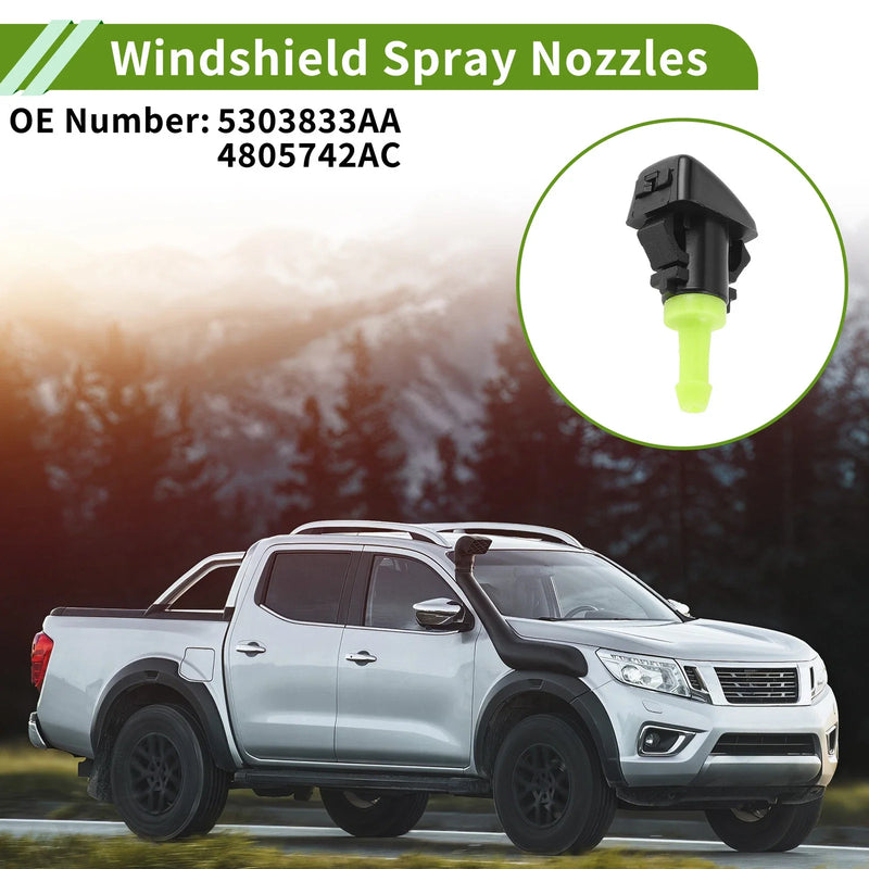 Chrysler Windshield Washer Nozzle w/ Hose Connector