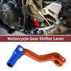 Kayo T2 Orange Lever Blue Head Folding Motorcycle Gear Shifter Lever