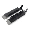 Harley Road King Saddlebag Filler Panels 2 x Solid Strips Black (2009-2023)