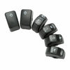 Harley Dyna Softail 6 x Black Hand Control Switch Button Covers (96-13)