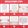 Birthday Baby Shower Party Gift Decor Clear Balloon Box Cube