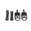 Harley Softail Street Bob Black Rear Passenger Foot Pegs with Bracket (2018-2020)