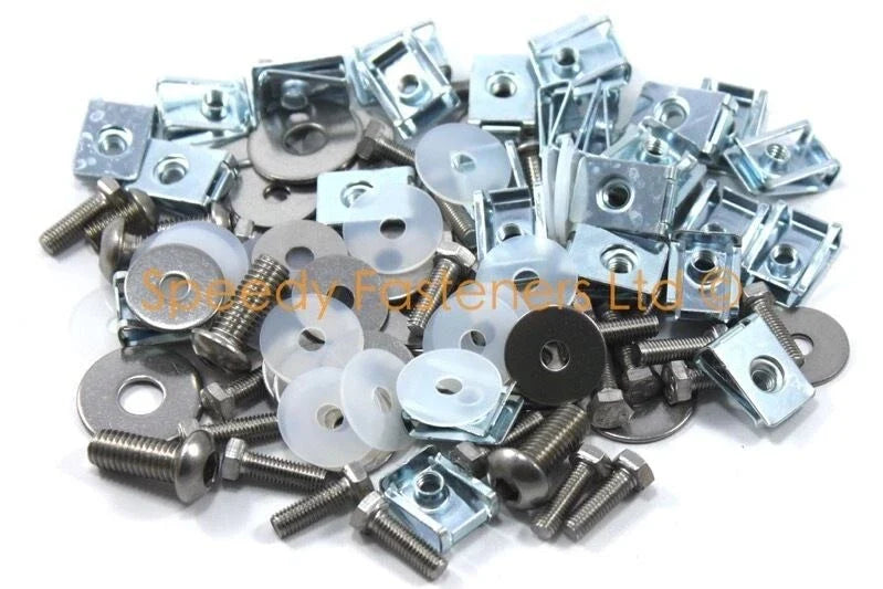 Pernos Lotus Elise Exige Europa Acero Inoxidable Bandeja Inferior Difusor Clips
