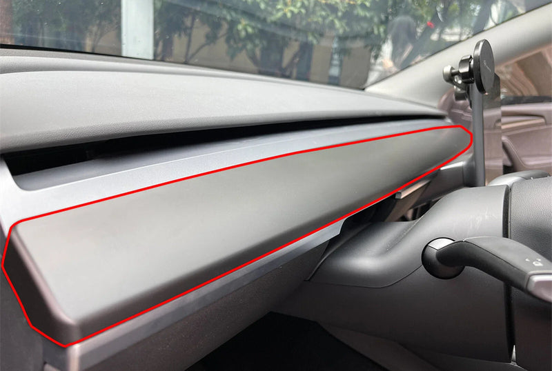 Tesla Model 3 & Y (2017-2023) Matte Black Armrest Panel Cover