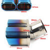 Car (Curved) - Auto Replacement Dual Exhaust Pipe Tail Muffler Tip