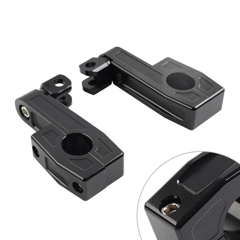 Harley 25MM Highway Crash Bar Mount Footpegs Clamp Bracket