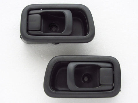 Nissan Navara D22 Ute Pickup Grey Interior Inner Door Handle Pair