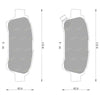 Toyota Previa Rear Disc Brake Pad Set (2000–2006)