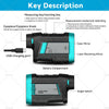 Golf 600M Golf Rangefinder Slope Vibration Magnetic USB Rechargeable
