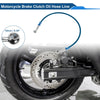 Motorcycle 60cm Brake Clutch Oil Hose Line Blue