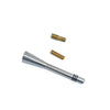 Universal Car Silver 8cm Short Stubby Antenna Aerial AM/FM Radio Mast