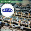 Oil Seal 42x55x7mm Rotary Shaft Seal TPU Blue 5 Pcs