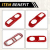 Jeep Wrangler JL JLU (2018-2024) Red Rear Trunk Lock Panel Cover